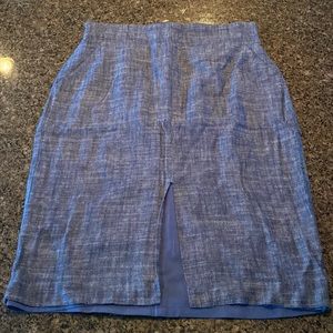 Ann Taylor size 10 pencil skirt, linen material fully lined